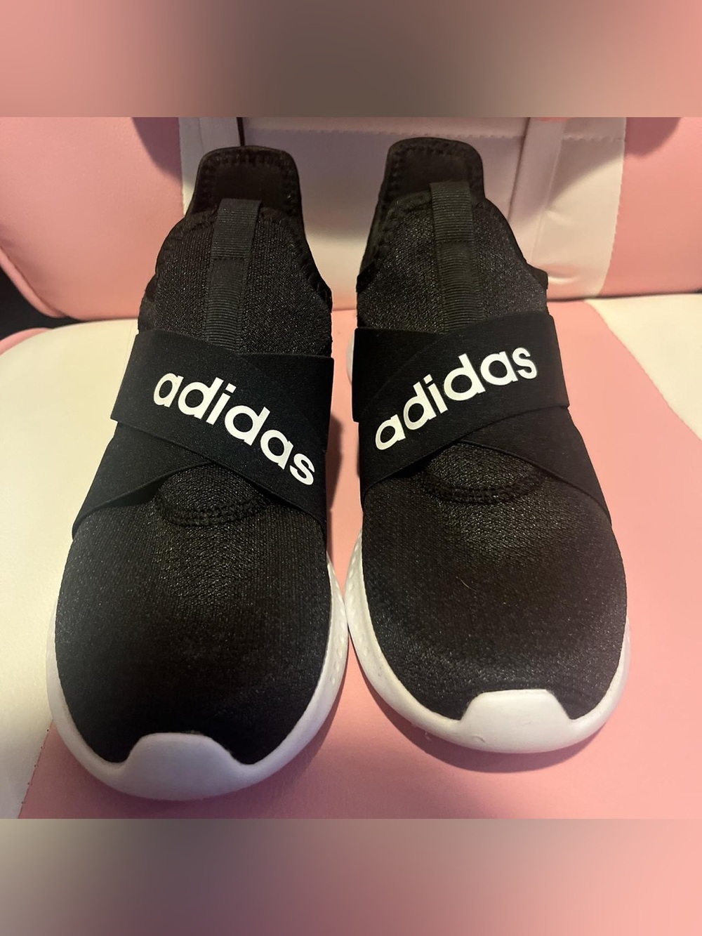 Adidas Puremotion Adapt Slip On Sneakers Women’s 7.5 Black Athletic Shoes